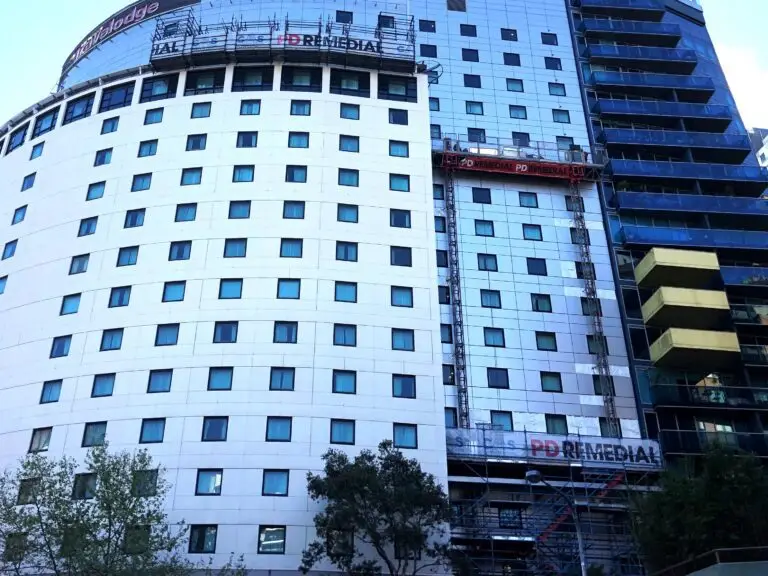 Suspended Remedial scaffold