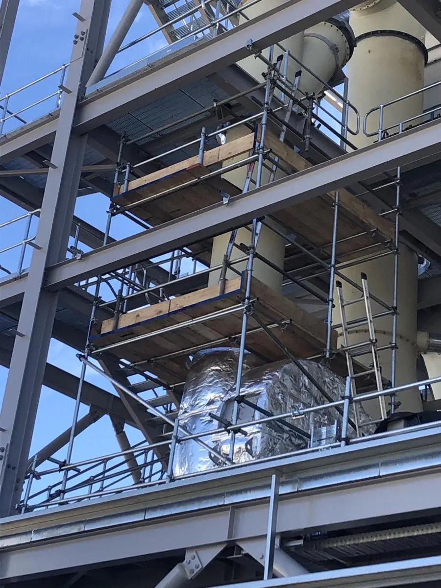 Industrial Tube and clip scaffold