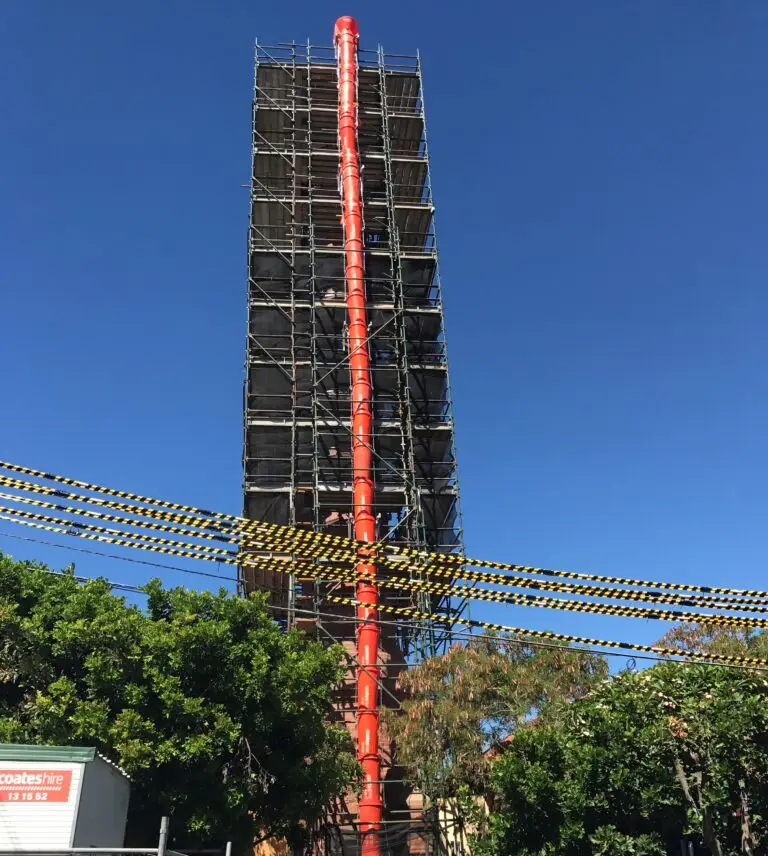 Remedial Chimney scaffold